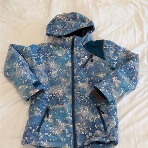 Boulder Gear Girls’ Blue Patterned Jacket, medium